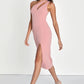 BLUSH PINK MIDI DRESS