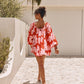 DAISY RED MINI DRESS