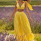 PASTEL YELLOW COTTON POPLIN SET
