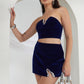 DIAMOND EMBELLISHED VELVET CO-ORD