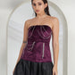 DIAMOND DECOR VOILET VELVET TOP