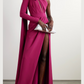 ONE SHOULDER DRAPED GOWN