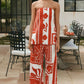 RED BOTANICAL COORD SET