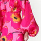 PINK FLORAL BALLOON DRESS