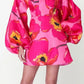 PINK FLORAL BALLOON DRESS