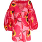 PINK FLORAL BALLOON DRESS