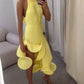 ROMANTIC YELLOW BRUNCH DRESS
