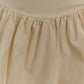 CREAM FRILL COTTON MINI DRESS