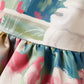 MULTICOLOR ABSTRACT PRINT DRESS
