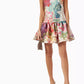 MULTICOLOR ABSTRACT PRINT DRESS