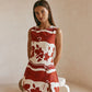 CRIMSON BOW DRESS