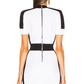 CONTRAST BANDAGE DRESS