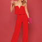 FRILL FUCHSIA JUMPSUIT