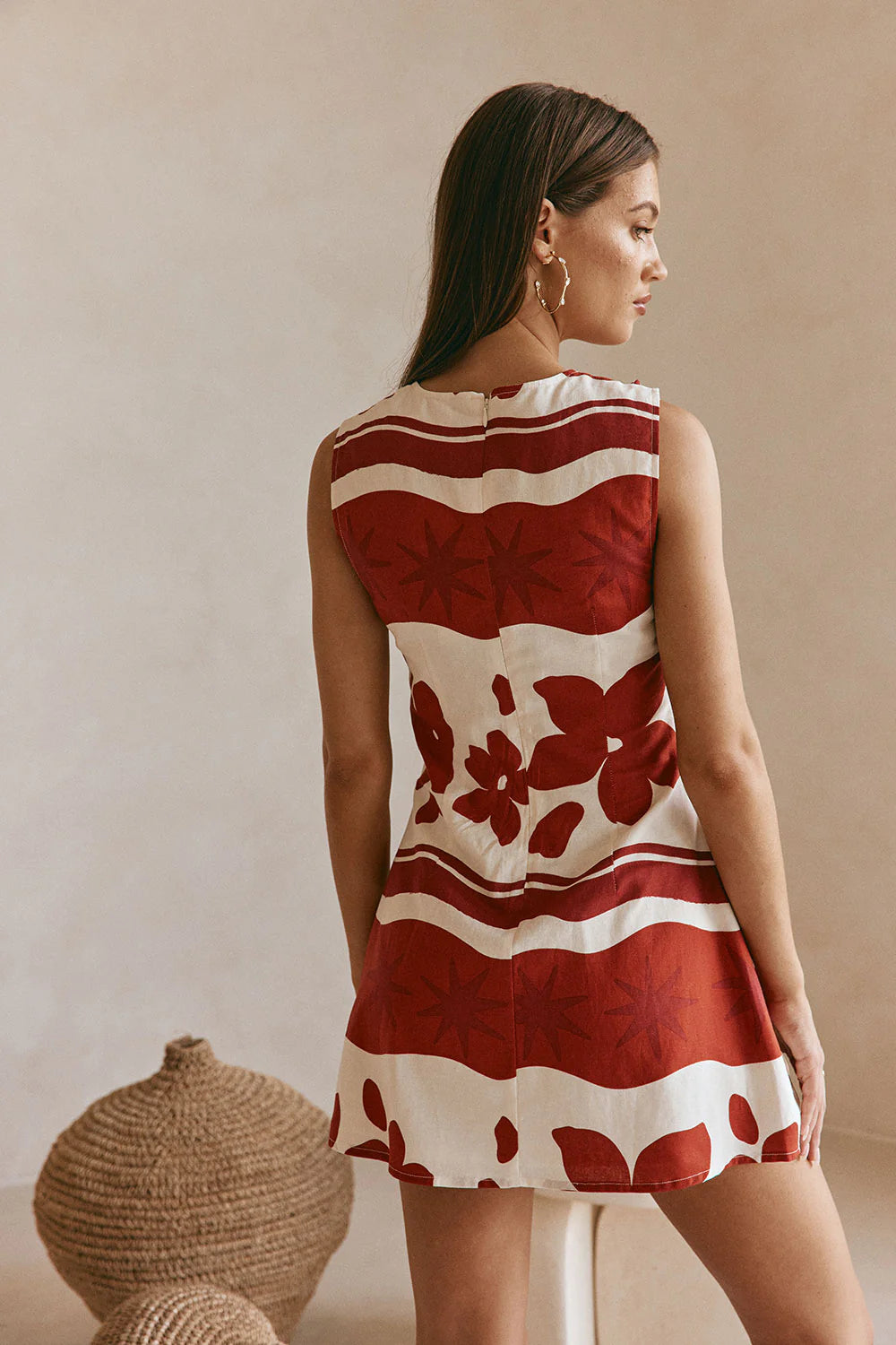 CRIMSON BOW DRESS
