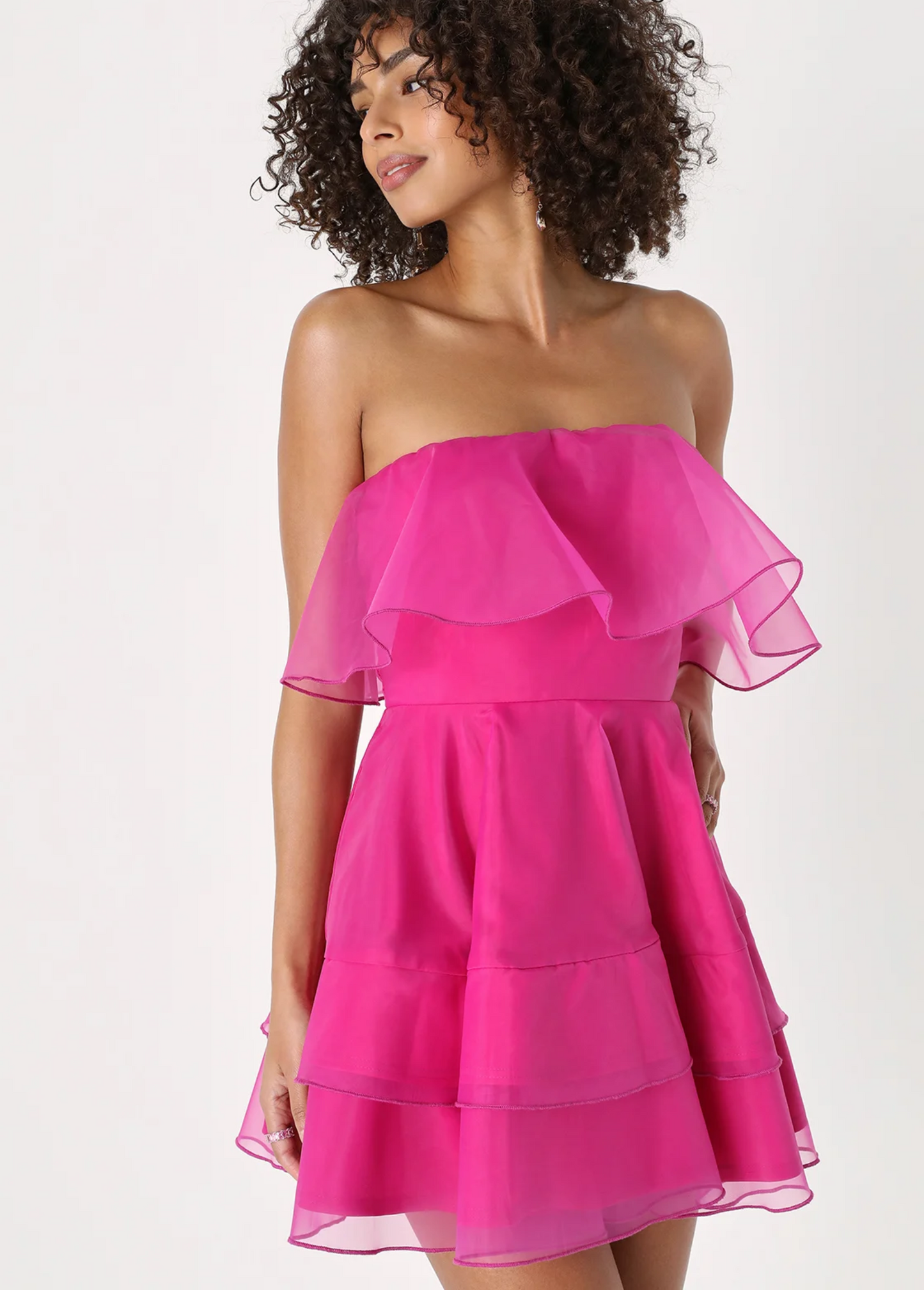 PINK PROM TUBE DRESS