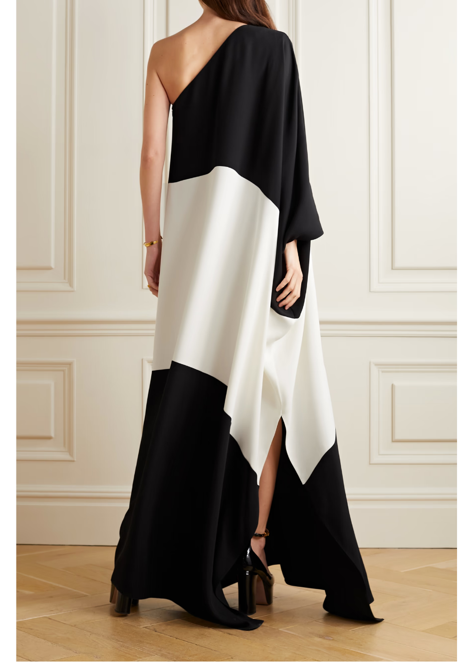 ONE SHOULDER KAFTAN STYLE GOWN