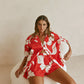 CAROLINE RED CO-ORD