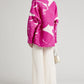 FUCHSIA PINK ABSTRACT PRINT SHIRT