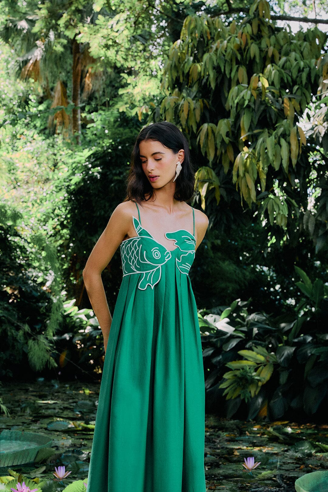 BLUE FISH MAXI DRESS