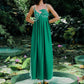 GREEN FISH MAXI DRESS