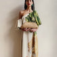 FLORAL ABSTRACT PRINT MAXI GOWN