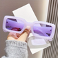 PURPLE CANDY RECTANGLE GLASSES