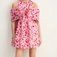 PINK SILK BRUNCH DRESS