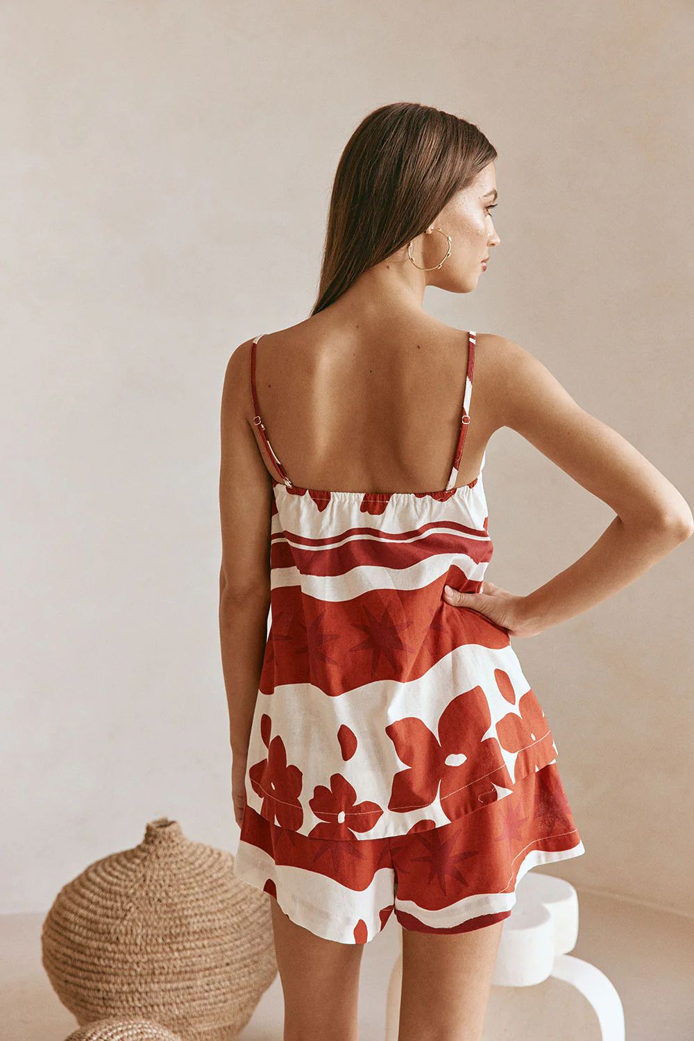 CRIMSON SHORT COORD SET