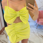 PASTEL NEON FRILL CO-ORD