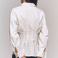 PLEATED STAR COTTON SHIRT