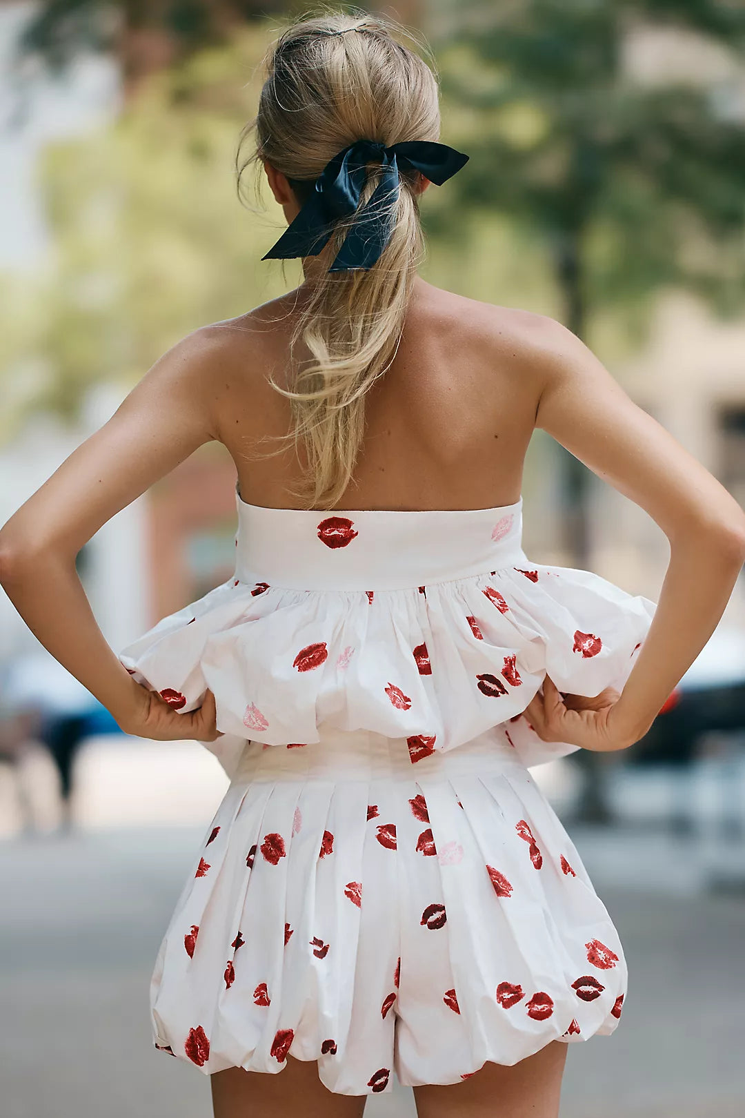LIPS PRINT BUBBLE CO-ORD