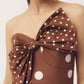 TRUFFLE BOW MINI POLKA DRESS