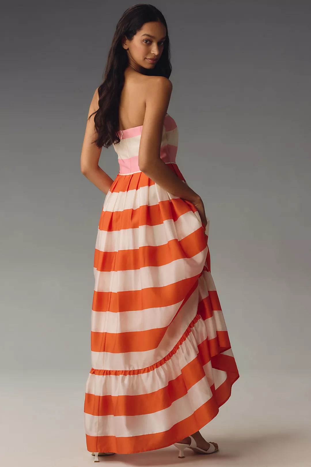 STRIPED MAXI DRESS