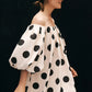 POLKA DOTS FLARE DRESS