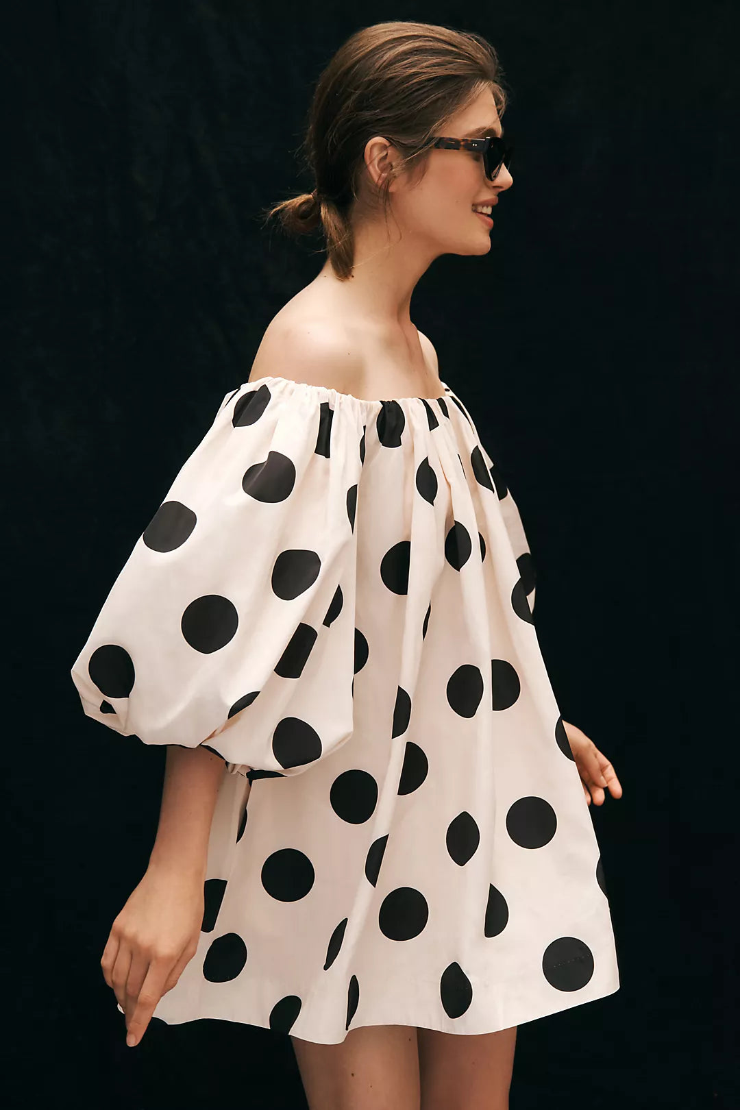 POLKA DOTS FLARE DRESS