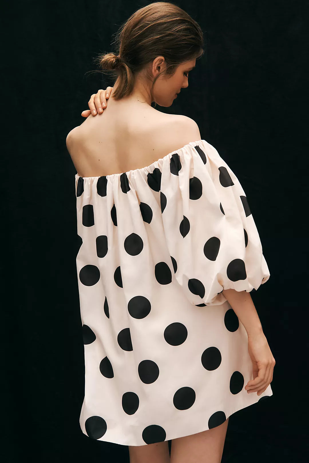 POLKA DOTS FLARE DRESS