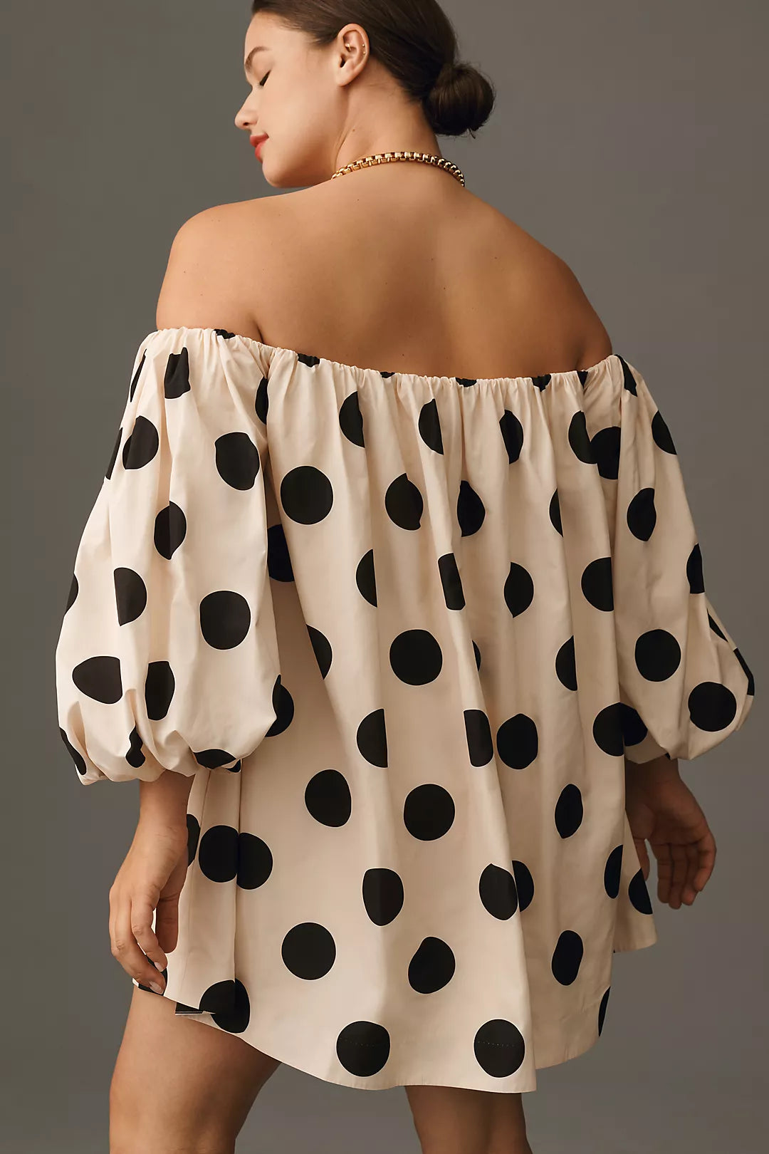 POLKA DOTS FLARE DRESS