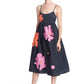 FLORAL APPLIQUE DRESS