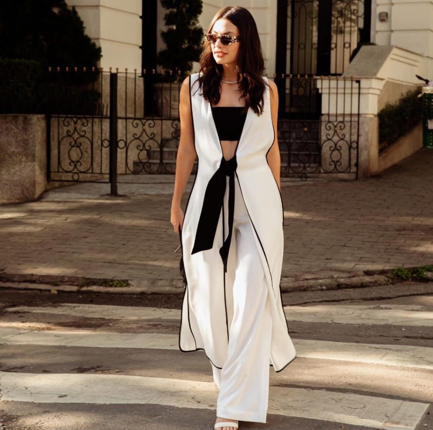 B&W CONTRASTING CO-ORD