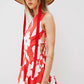 KENZO RED FLORAL PRINT DRESS