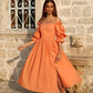 ADIRA ORANGE SUMMER DRESS