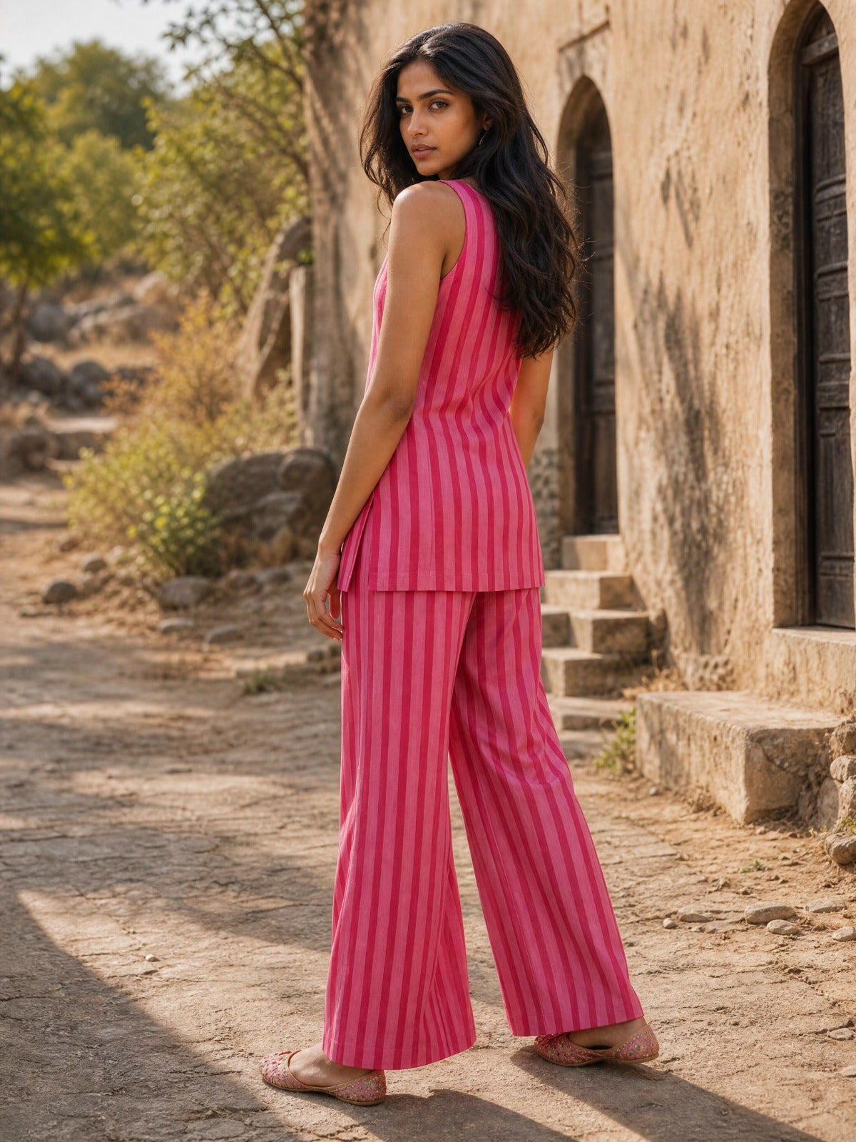 BLUSH STRIPE CO-ORD