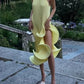 ROMANTIC YELLOW BRUNCH DRESS
