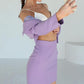MINI CROP BLAZER SET