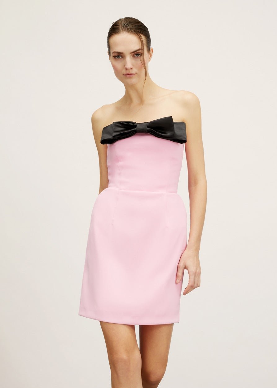 ELLE BOW PINK DRESS