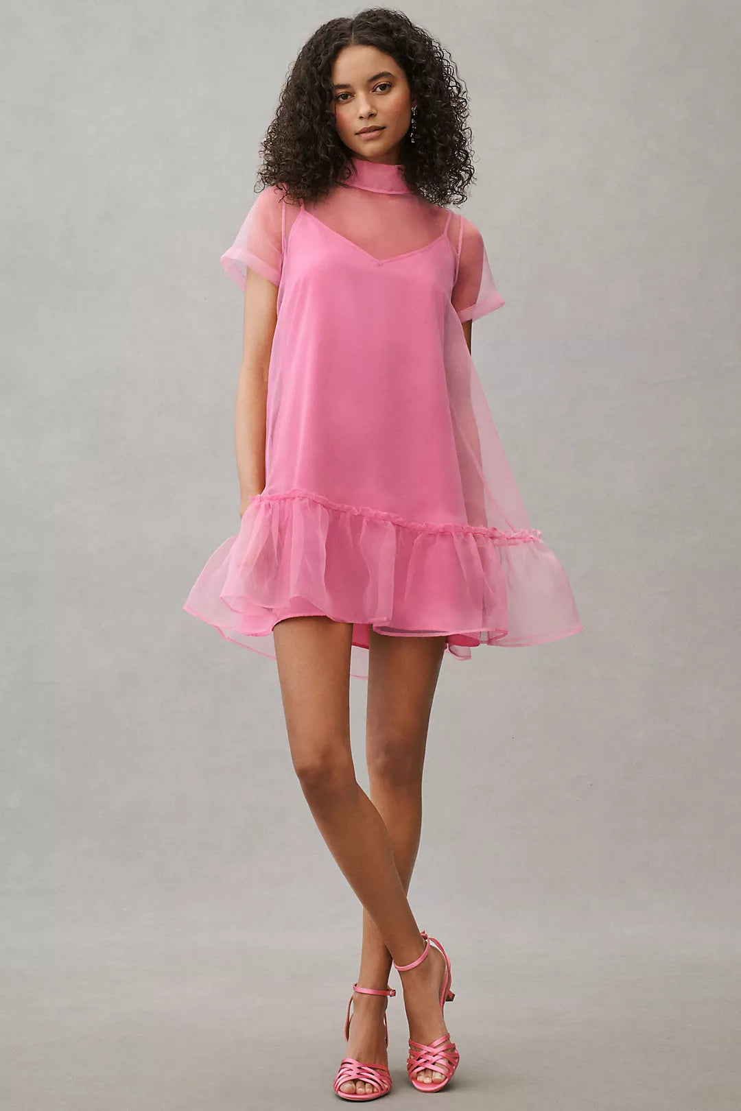 ORGANZA SHORT DRESS