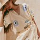 GREECE ELVI WRAP DRESS
