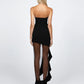 BLACK MESH JAZZ DRESS