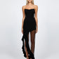 BLACK MESH JAZZ DRESS