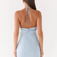BABY BLUE PEARL DRESS